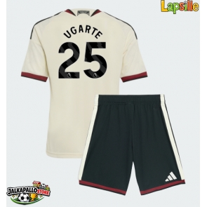 Manchester United Manuel Ugarte #25 Kolmaspaita Lapsille 2026-27 Lyhythihainen (+ shortsit)